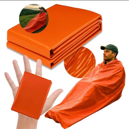 Cobertor Manta Termica Aluminizada e Laranja Bwt-130 - Albatroz