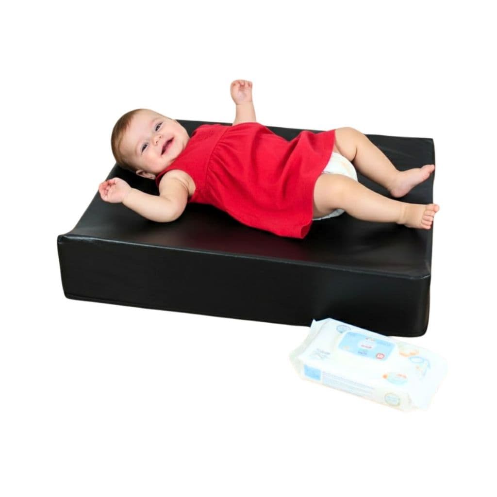 Trocador e Berço Portátil com Abas Luxo 70cm x 50cm x 15cm