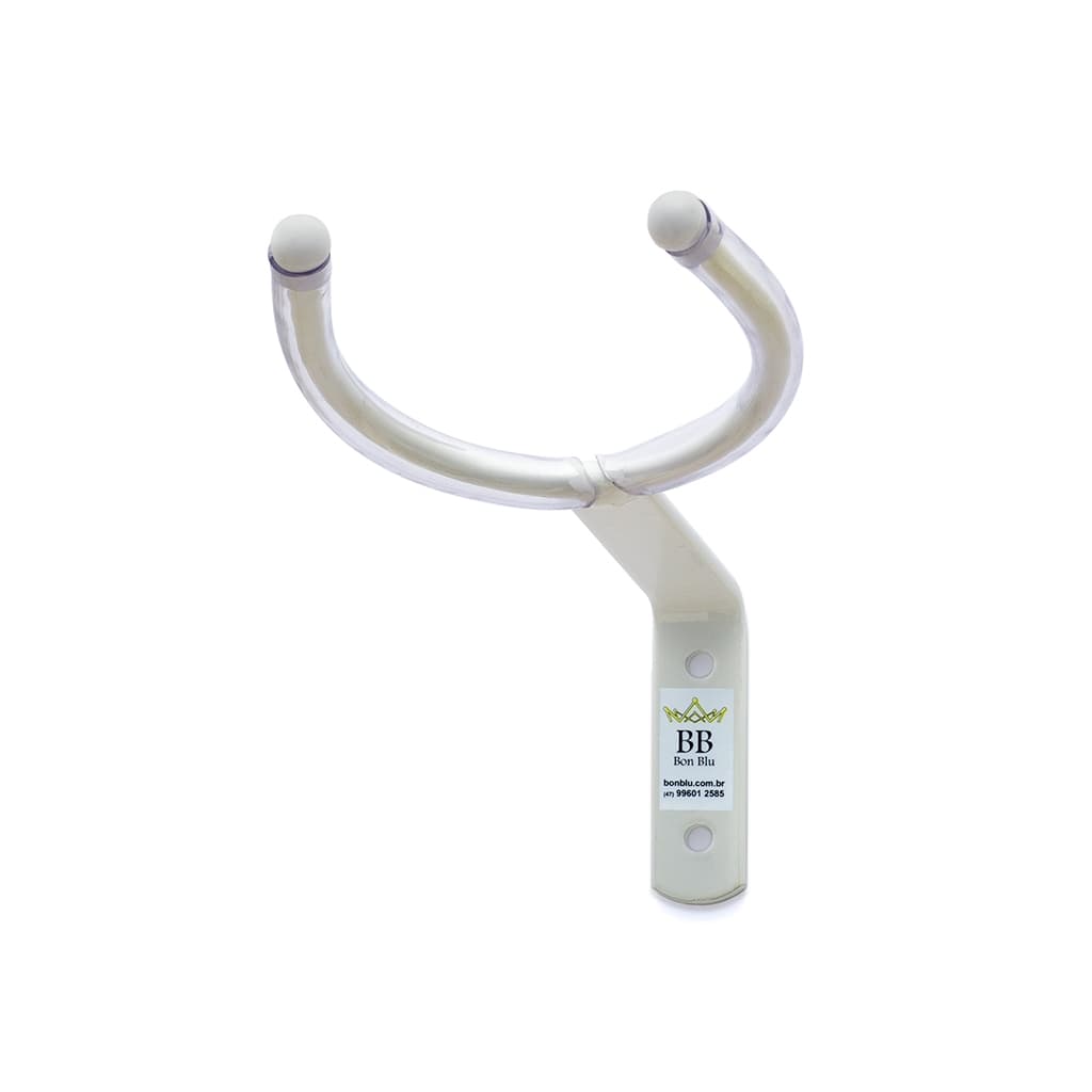 Kit 2pcs Suporte Violão Guitarra De Parede Bon Blu Branco