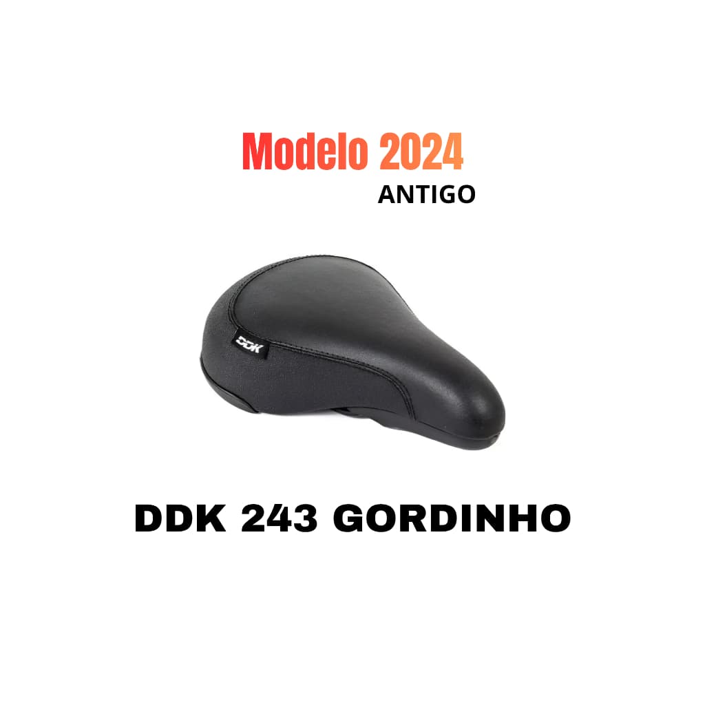 Selim Ddk 243 Preto Dirt Jump Bmx Dh Freeride Preto 16 Cm 24.1 Cm