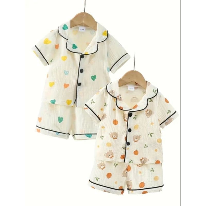 🌙  Pijama Infantil – Conforto com Toque Suave