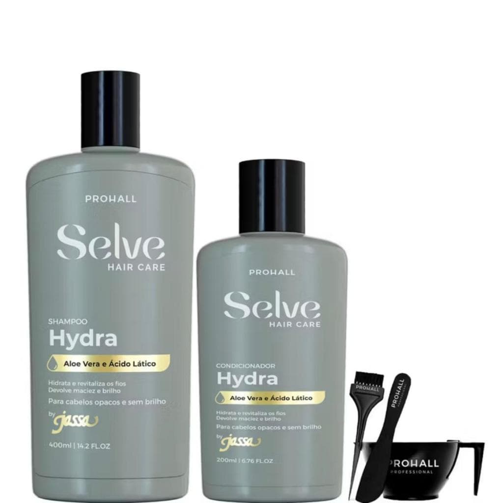 Kit Profissional Selve Hydra Para Hidratar e Revitalizar + Kit Cumbuca e pincel