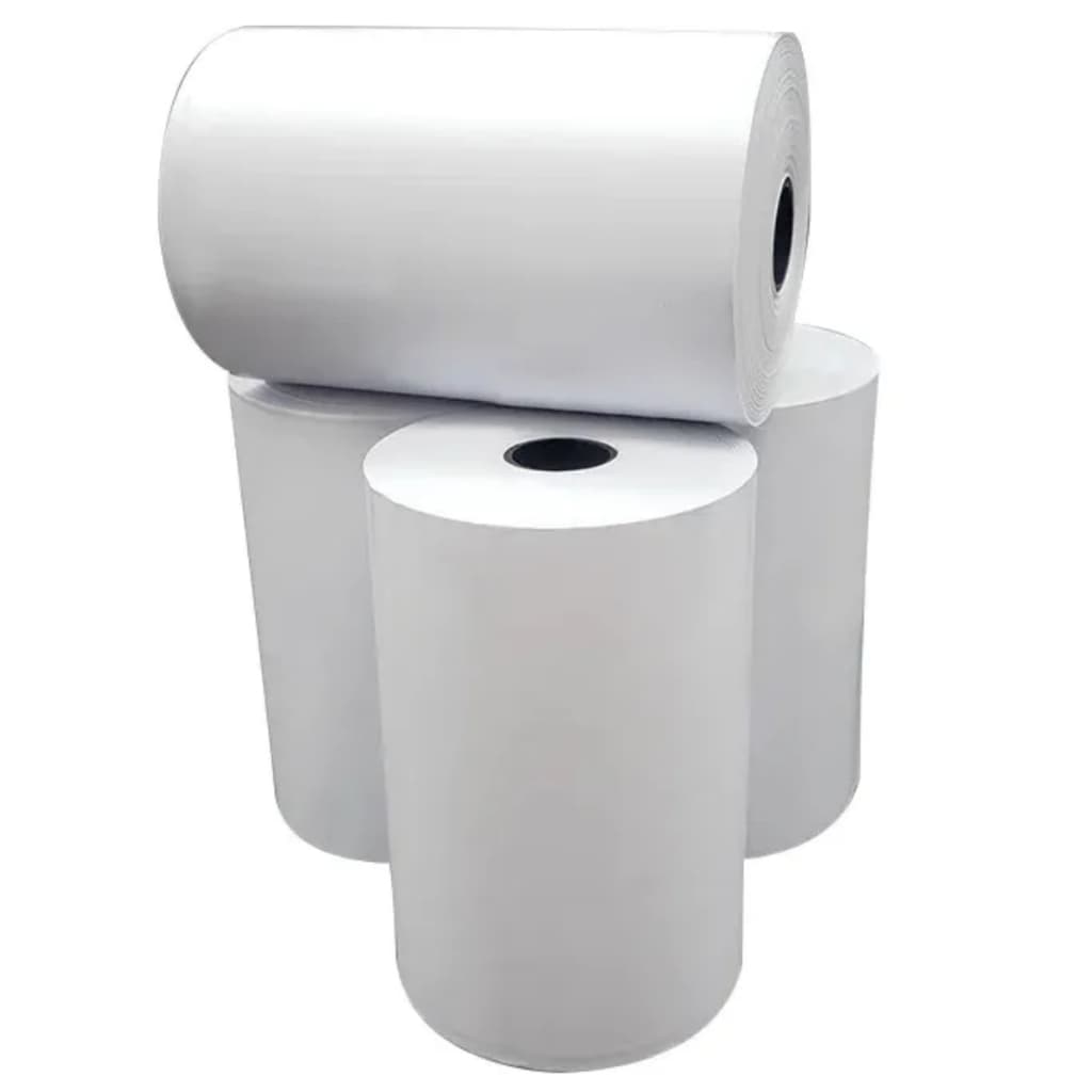 Bobina Termica PDV 80x30m 1 Via Papel Termico Cupom Fiscal Comprovante Impressora 1 Rolo Branco
