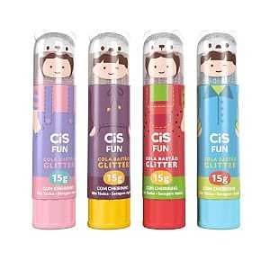 Cola Em Bastão Cis Fun com Glitter e Cheirinho 15g