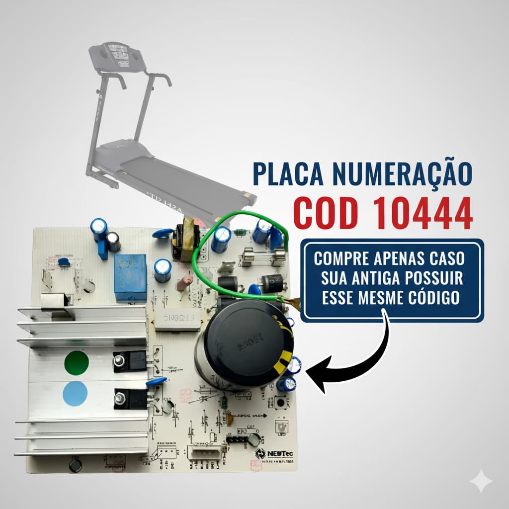 Placa Para Esteira TD 142 A COD 10444
