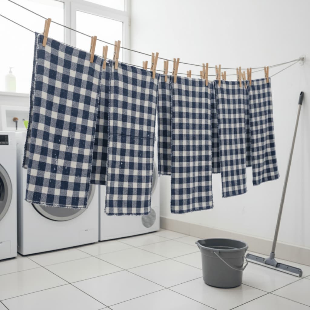 Pano de Chão 40x70cm Multiuso – 100% Algodão Super Absorvente para Limpeza Pesada