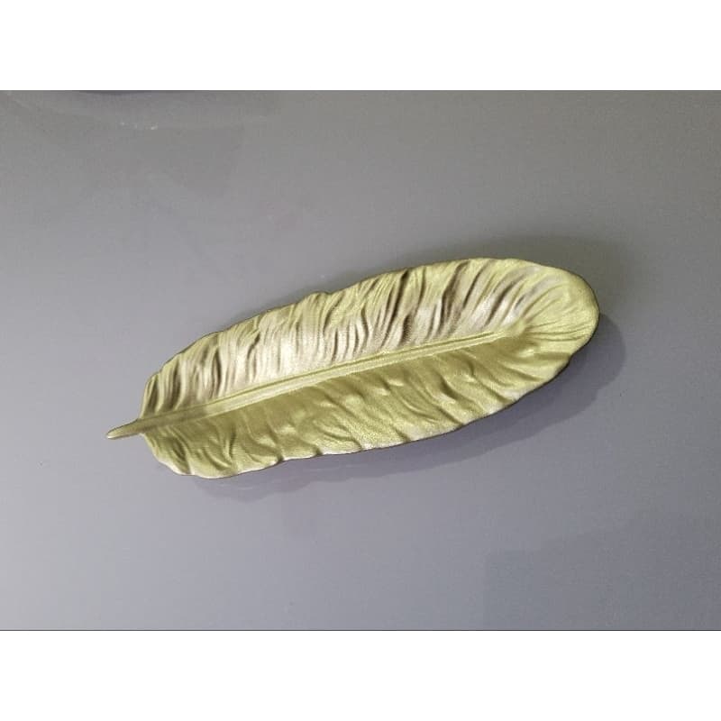 Bandeja Pena Folha Decorativo Enfeite (23.5 cm)