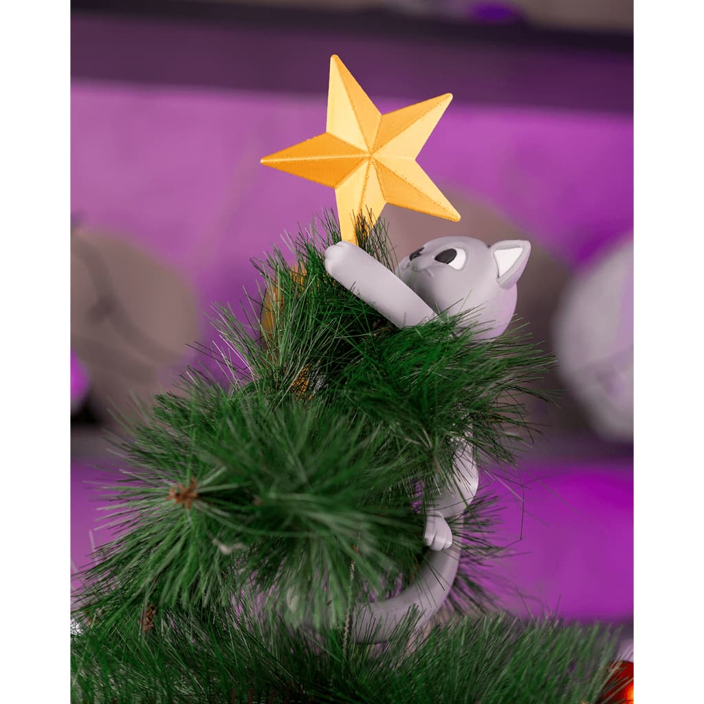 🎄✨ Natal Miau - Enfeite para Árvore de Natal 🐾⭐