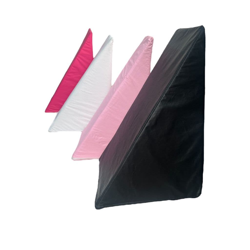 Travesseiro Encosto Triangular Impermeável Courino Ortopédico Terapêutico Pós-Cirúrgico 40×35×5