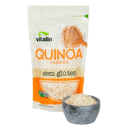 QUINOA REAL EM FLOCOS ORGANICA 120G - VITALIN
