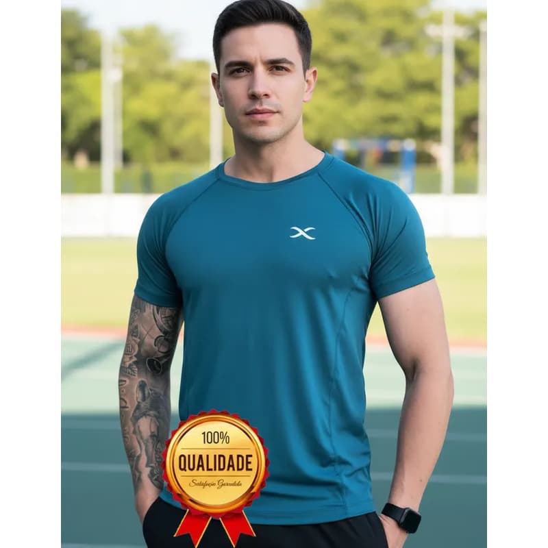 Camiseta Dry fit academia com recortes nas laterais, ótima camiseta com altíssima qualidadde