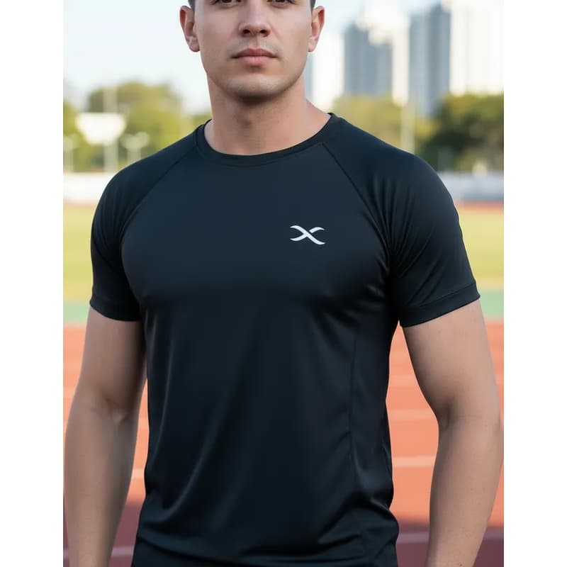 Camiseta Masculina Dri fit Com proteção solar Fp50, Antiodor, academia ou corrida.