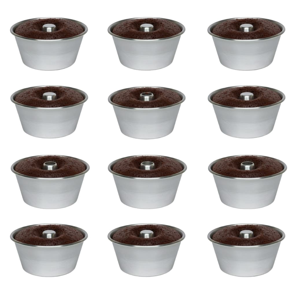 Kit Formas Mini Para Pudim Bolo Vulcão 300ml Confeitaria Air Fryer Cozinha Assadeira