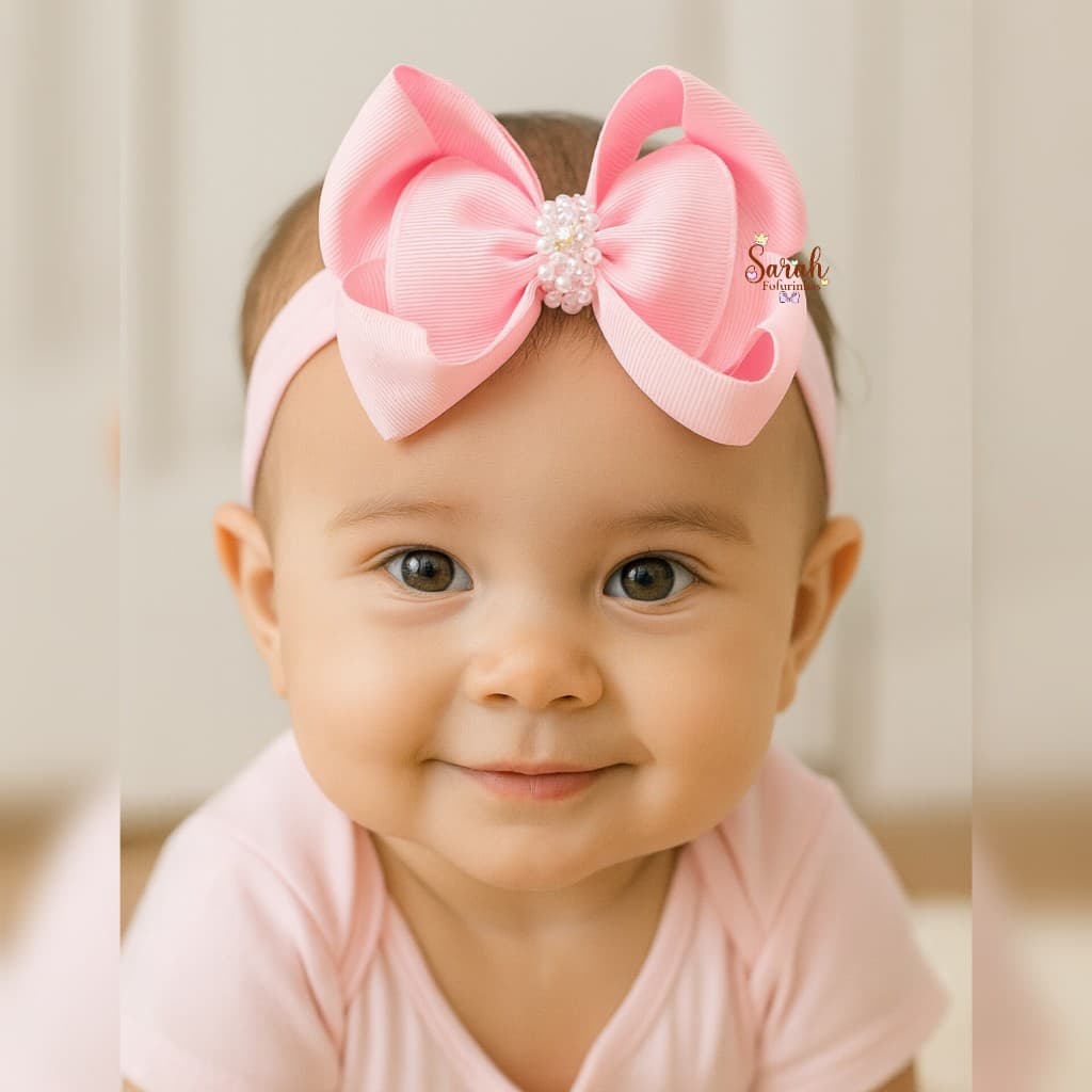 laço de cabelo infantil/laço de bebê tamanho G /laço na faixinha