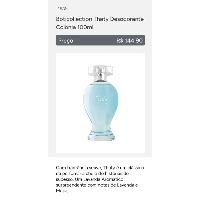 perfume o Boticário Anni Thaty Crazy Free original águas de o Boticário deo corporal desodorante Body Splash diaadia
