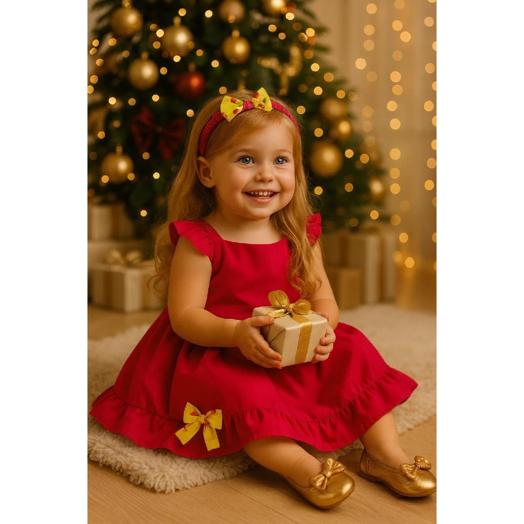 Vestido Infantil | Roupa Infantil Menina | Vestido Menina 1, 2, 3 anos