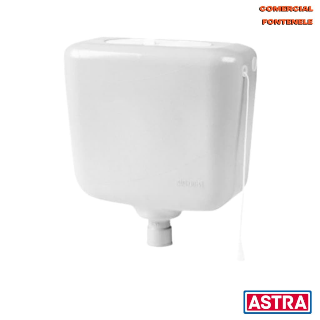 CAIXA DE DESCARGA ASTRA 34CM X 37CM X 14,5CM BRANCO