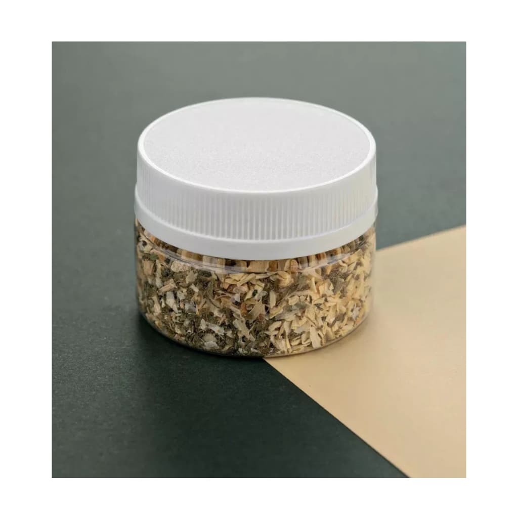 Kit 5-20 Pote Multiuso 100ml Porta Tempero Lembrancinha Chá Festa Tampa Preta ou Branca Potinho