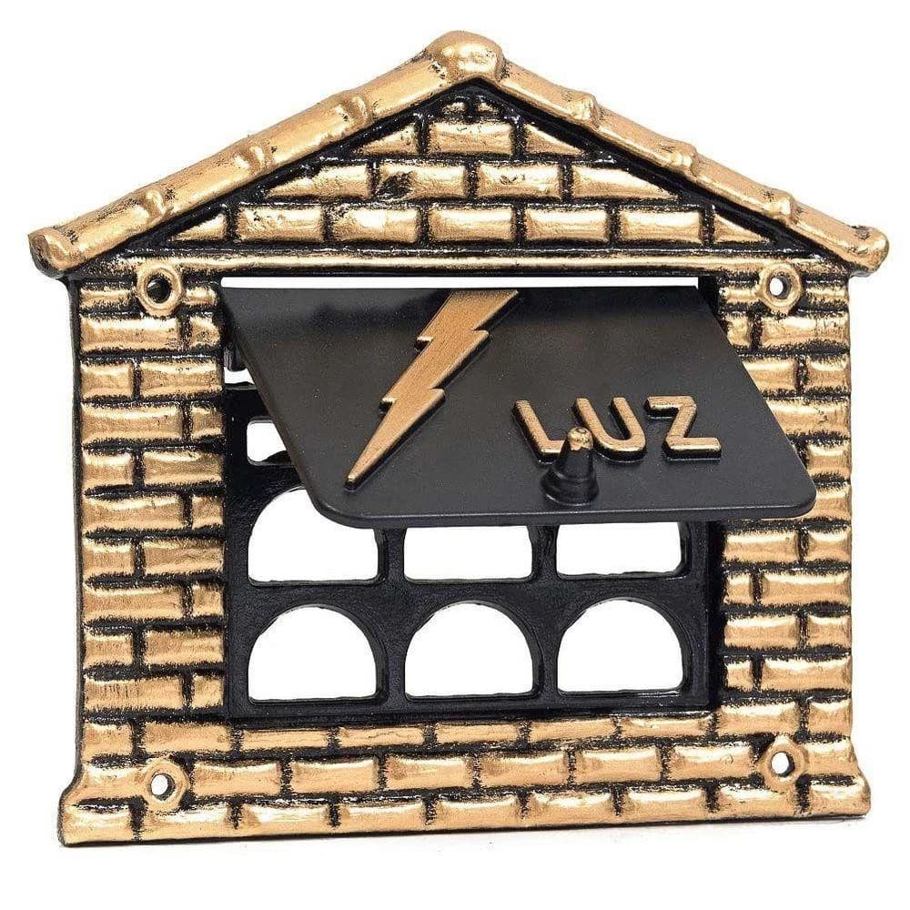 Visor Luz Alumínio Fundido DOURADO