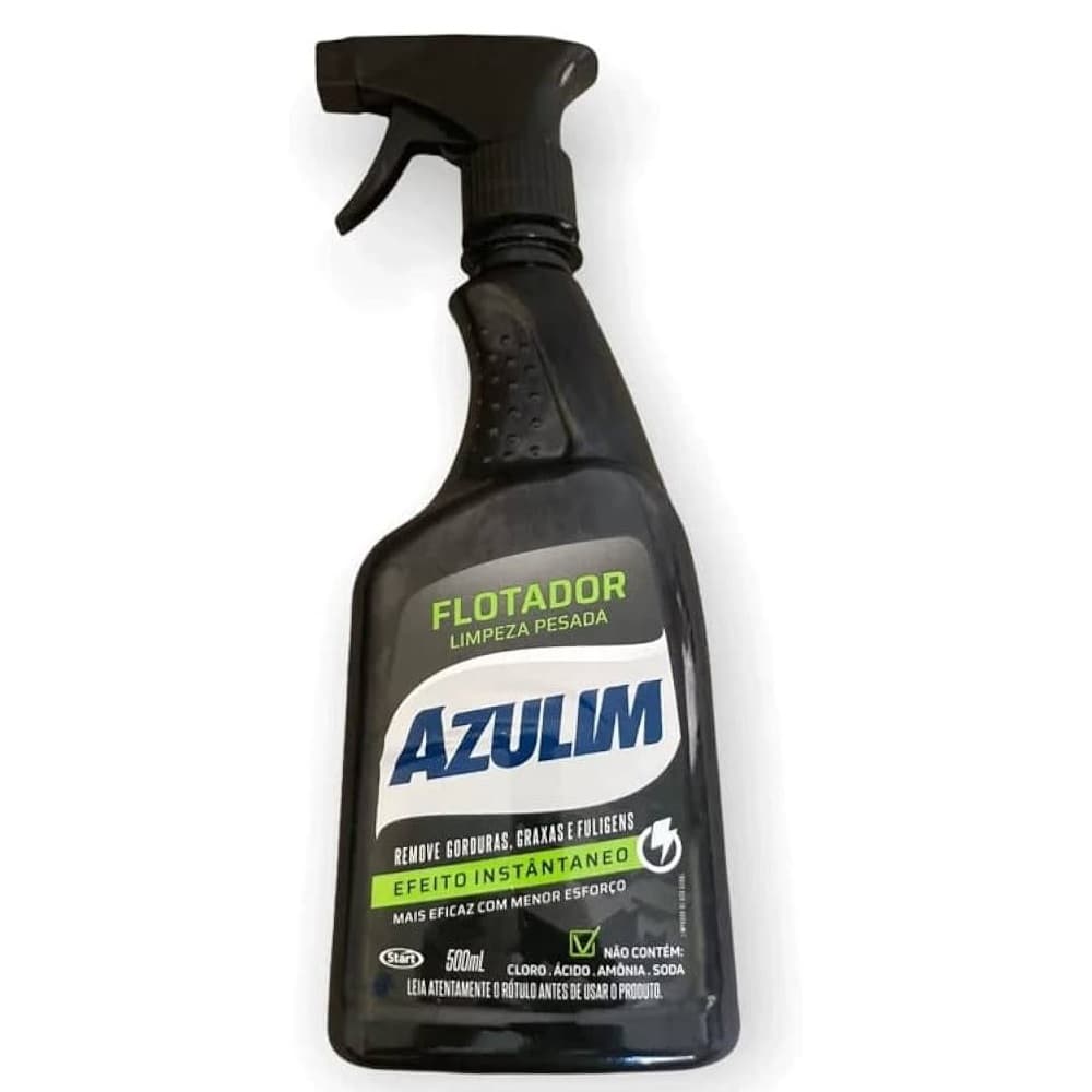 Limpador Flotador Azulim Spray 500ml Limpeza Pesada