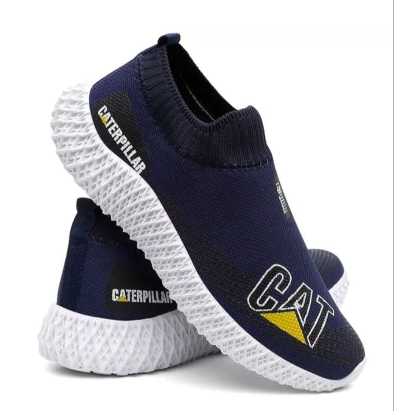 tenis masculino slip on meia confortável academia e passeio