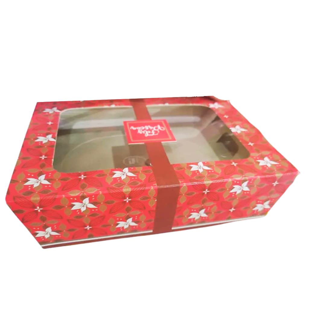 Kit 12 Caixas Ovo De Colher Vermelha 250g 350g 500g Cromus Páscoa