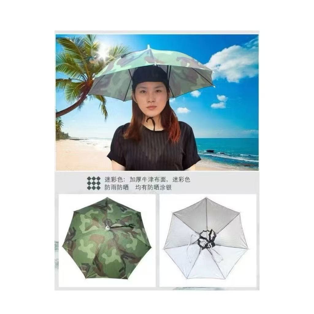 Chapéu De Guarda Chuva Para Pescaria