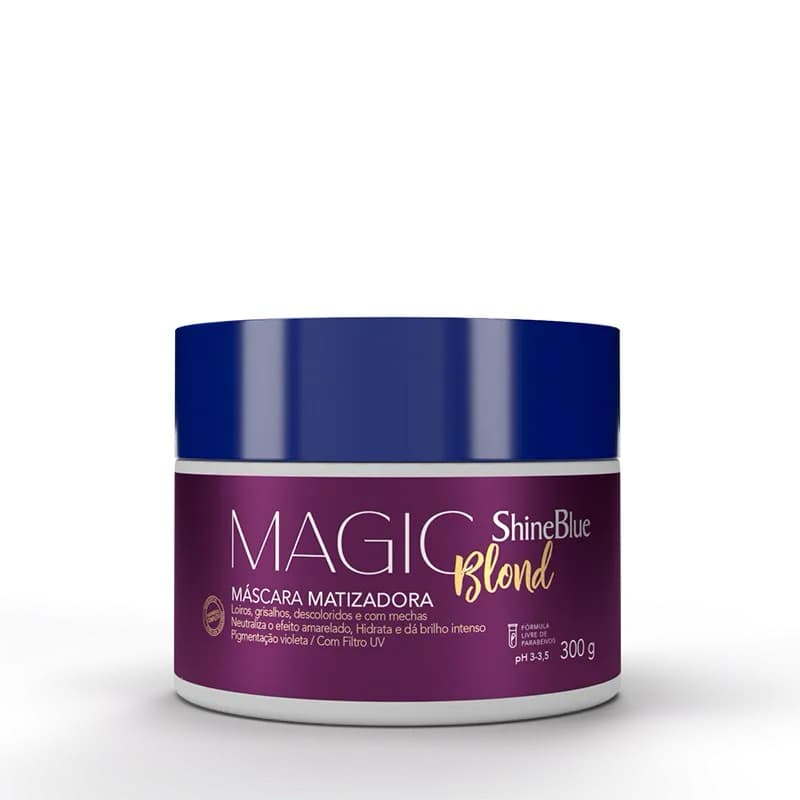 Máscara matizadora Shine blue 300gr