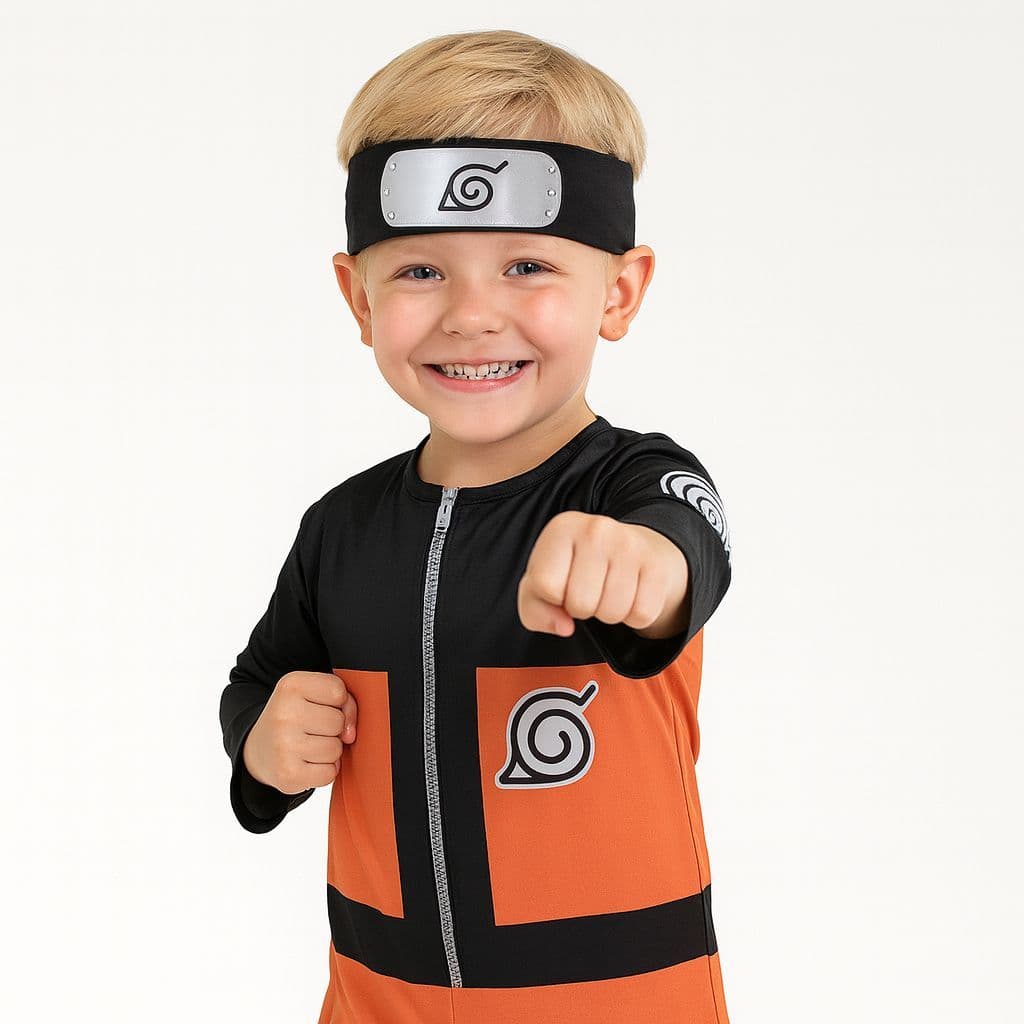 Fantasia Infantil Roupa Naruto com Bandana