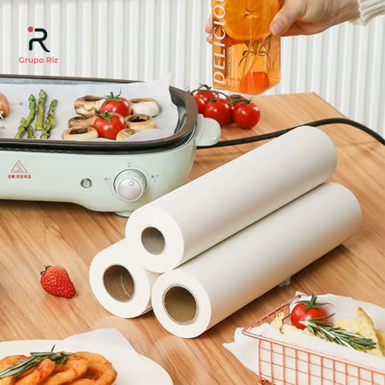 Rolo Papel Manteiga Culinário Antiaderente Forno Airfryer 5mx30cm OU 10mx30cm