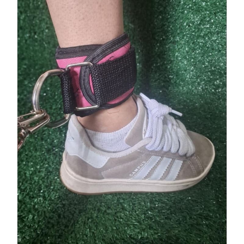 Par de Tornozelera Alça Polia Baixa Puchador CrossOver Glúteos Academia Pilates Pernas XT ADRENALINA FITNESS