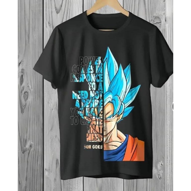 CAMISETAS TEMÁTICAS     ANIME     DRAGON BALL Z  Camiseta Preta - Goku
