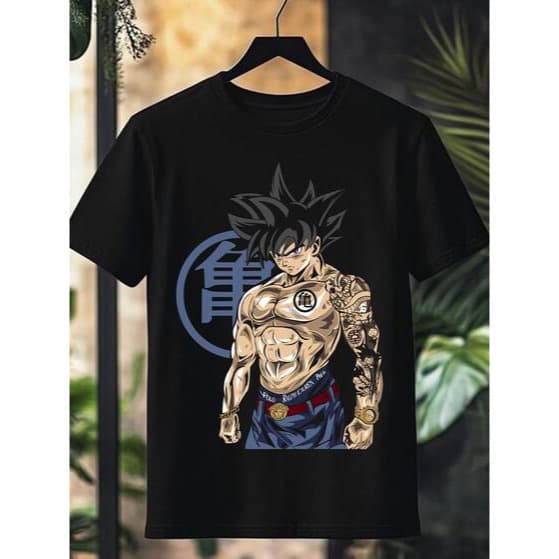 CAMISETAS TEMÁTICAS     ANIME     DRAGON BALL Z  Camiseta Preta - Goku