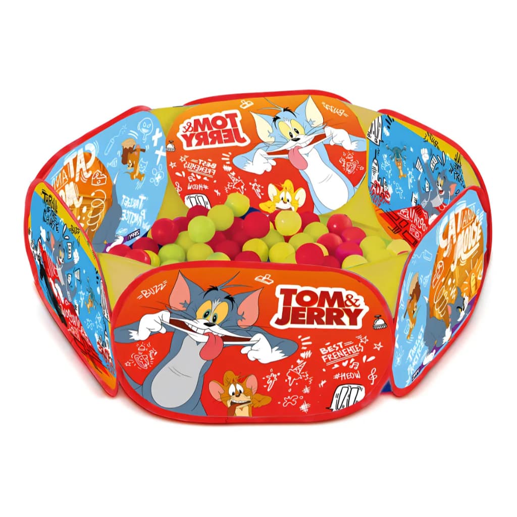 Piscina de Bolinha Tom e Jerry com 100 Bolinhas Zippy Toys