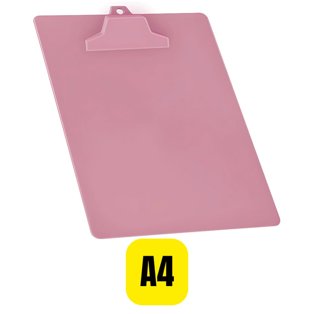 Prancheta Para Livro De Colorir Apoio Proteção De Desenho Sem Manchar Tamanho A4 Acrimet 129 Rosa - Acrimet
