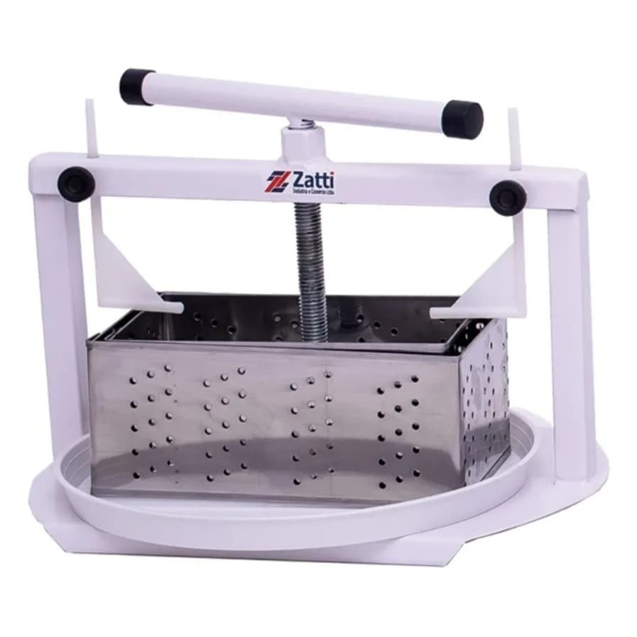 Maquina Prensa Queijo Quadrada 02 Formas Inox Zatti Retangular