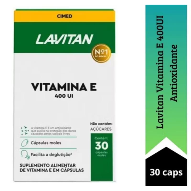 Lavitan Vitamina E 400UI – 30 Cápsulas