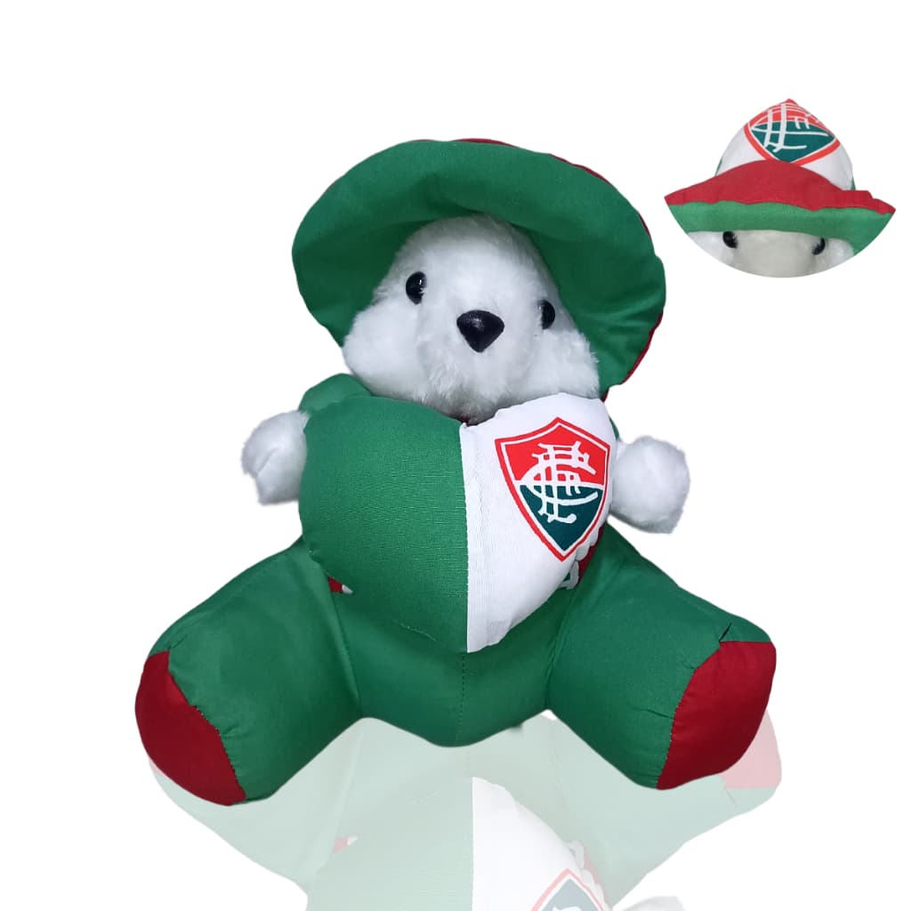 Urso de pelúcia do Fluminense - 30cm