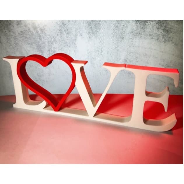 Suporte com nome LOVE
