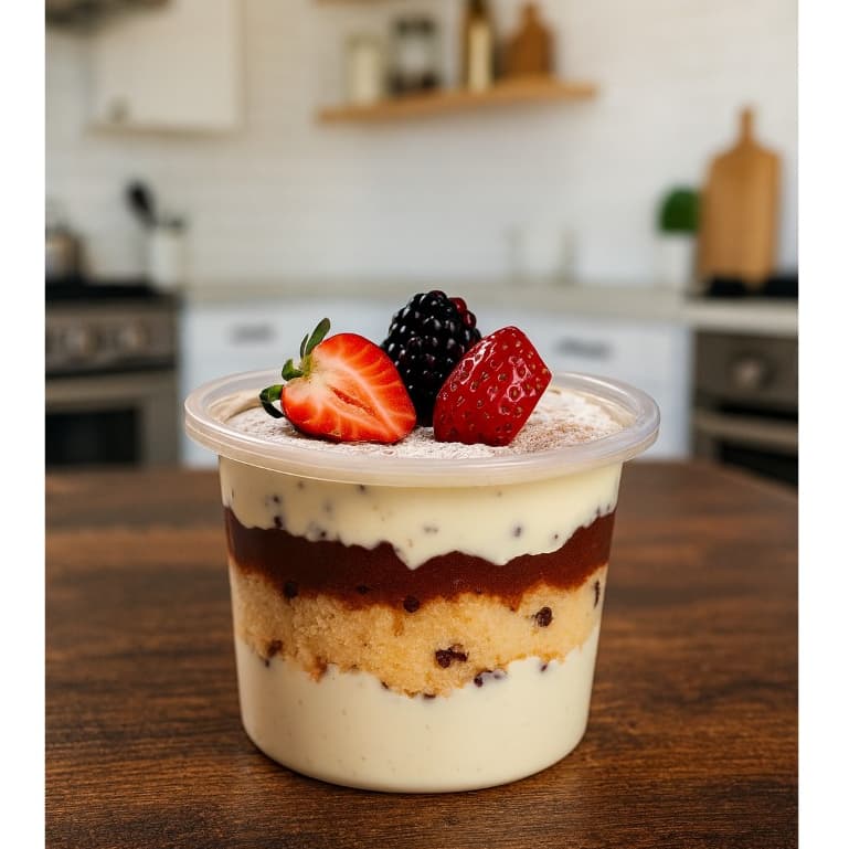 Kit Pote Para Bolo de pote  250ml Com 24x Unidades Descartável