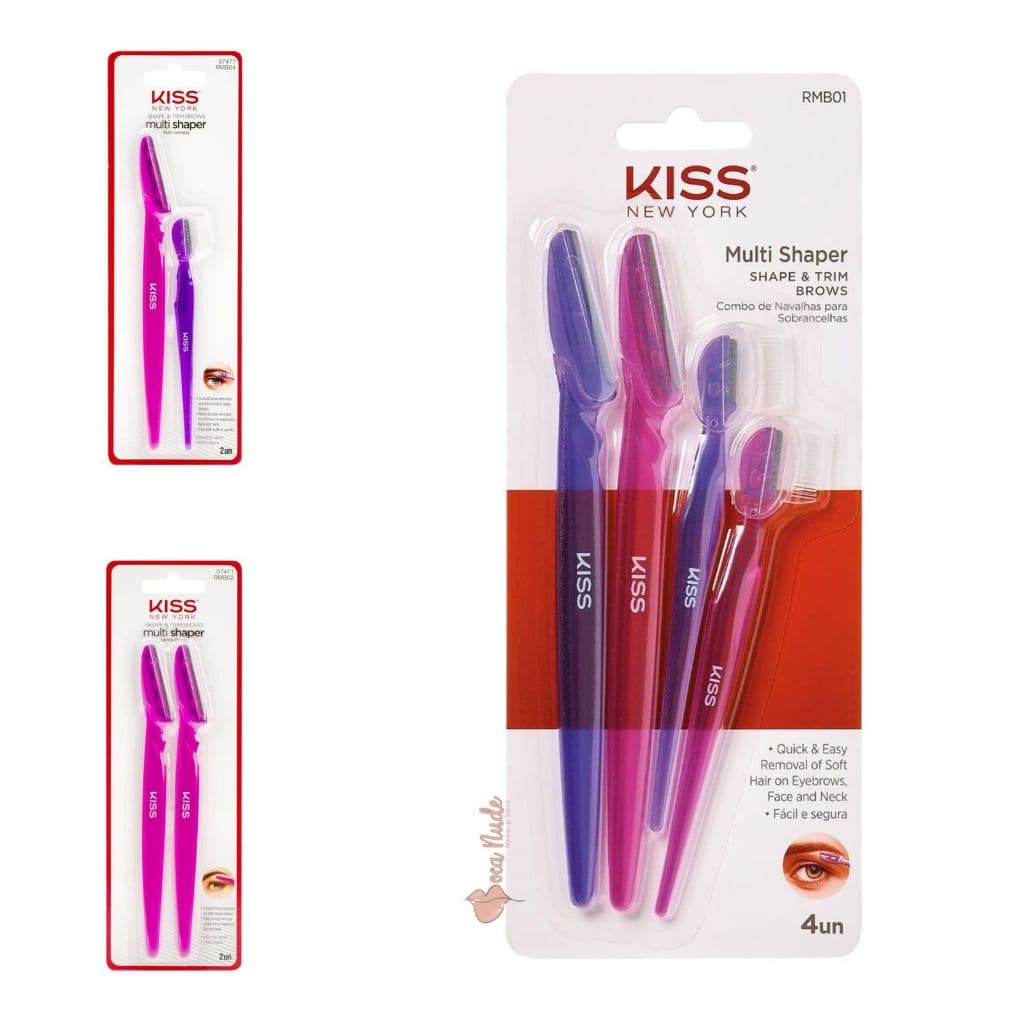 Combo de Navalhas Navalha Ruby Kisses by Kiss New York