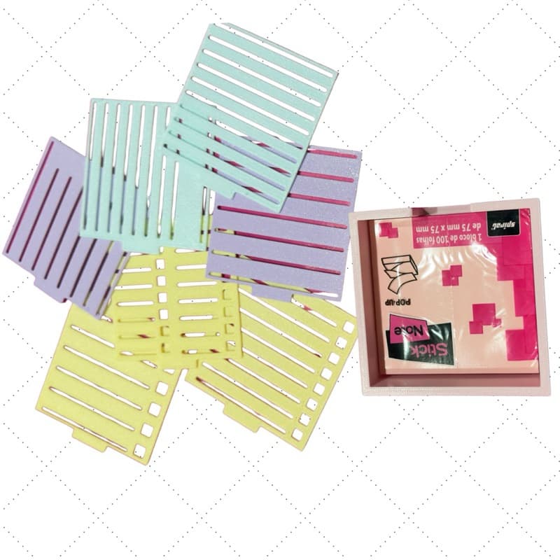 Porta Post It com gabaritos