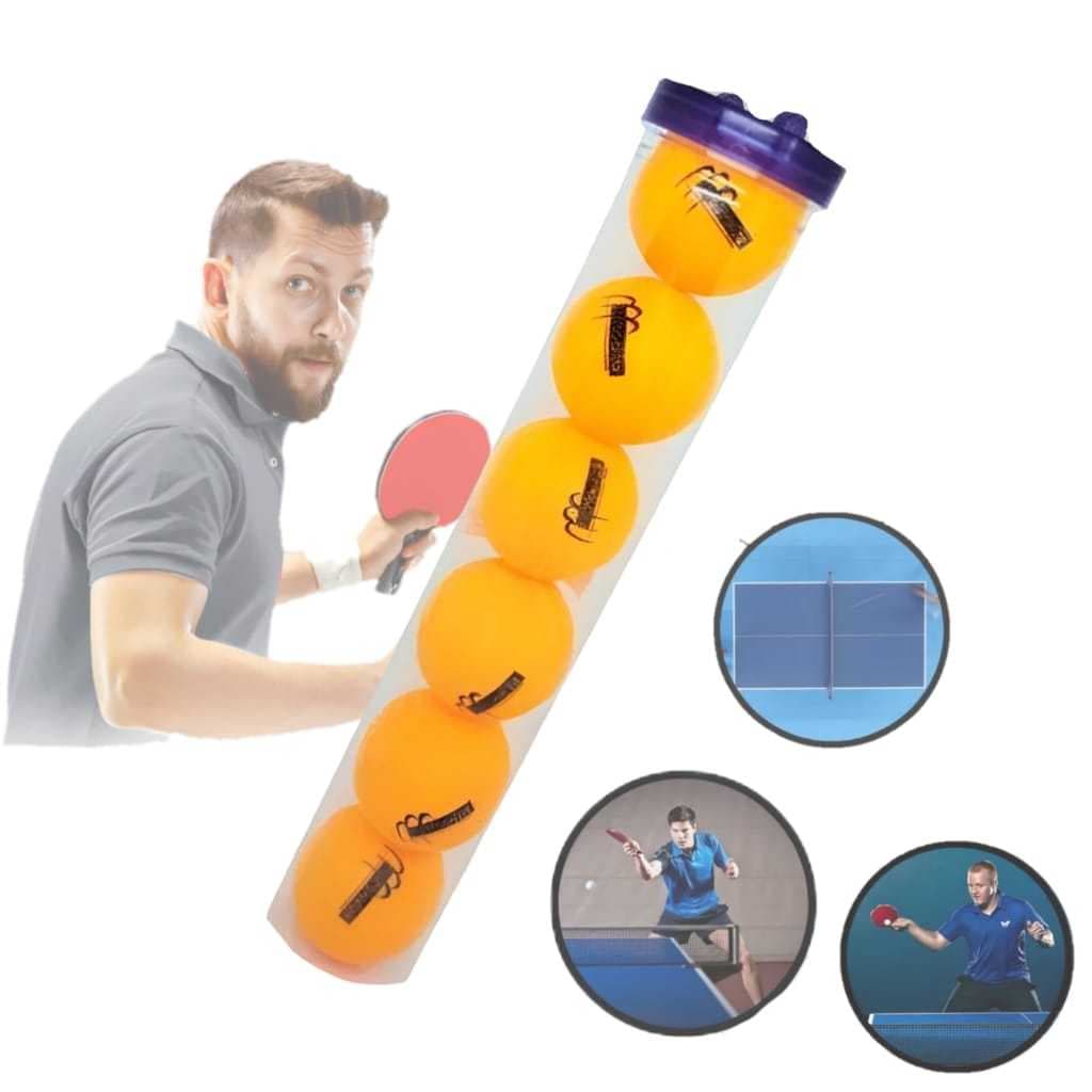 Kit com 6 Bolinhas de Ping Pong Tenis de mesa ZonaLivre 3 estrelas