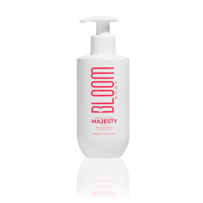 Bloom Body - Sabonete Corporal Majesty 240ml - Textura Cremosa e Fragrância Elegante- Hidrata a Pele