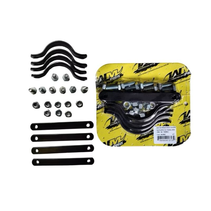 Suporte Adaptador Paralama Xre 190 Bros 160 Nxr 150 Ferro