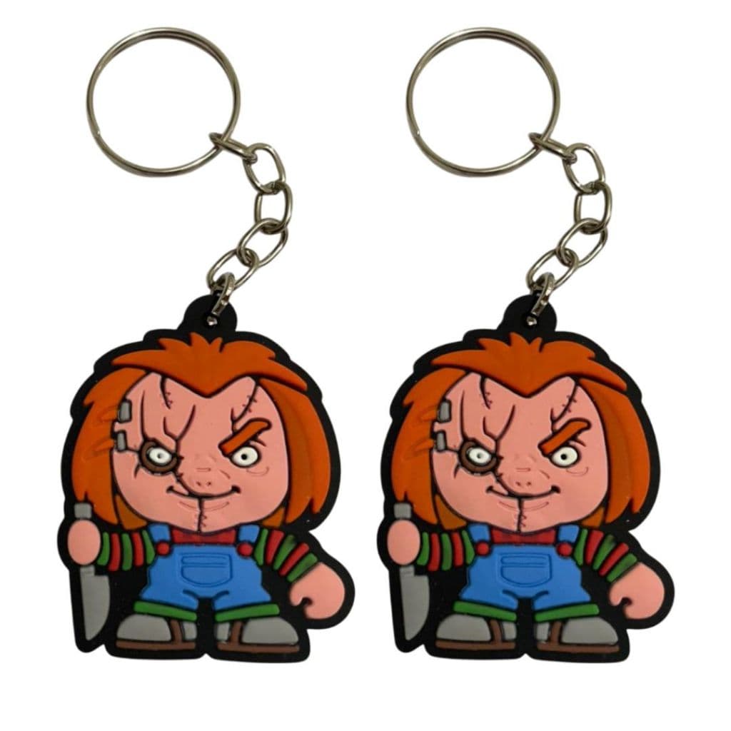 Chaveiro Chucky em Borracha – Acessório Criativo e Temático
