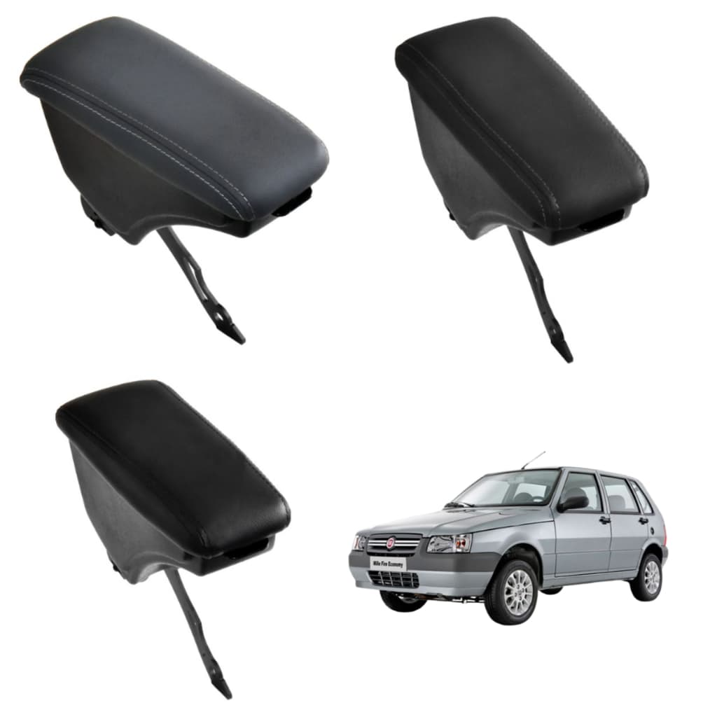 Apoio de Braço Encosto Fiat Uno Mille Fire Economy Way 1982 à 2012 Courvin Engate Curvo Acessórios