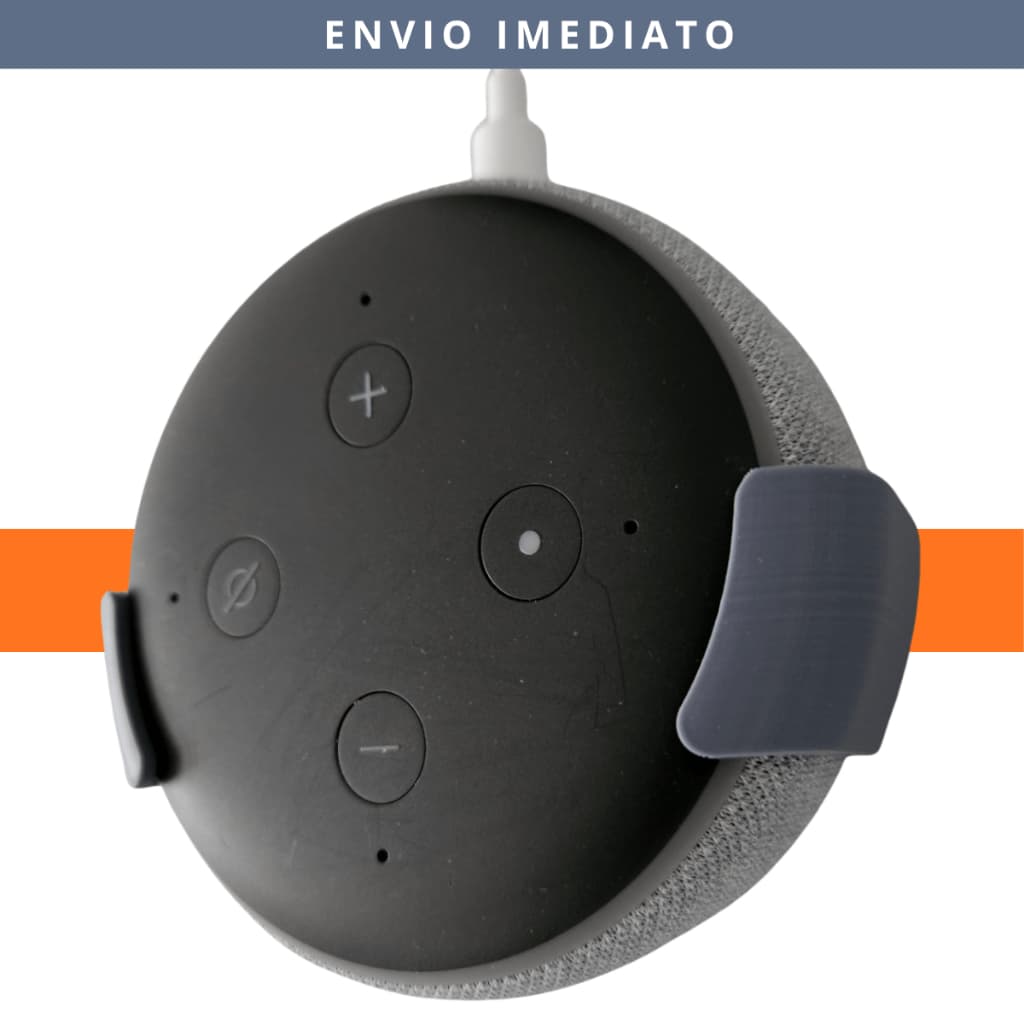 Suporte para Alexa Echo Dot 3 – Instalação Fácil, Fixação na Parede - Aumenta o Alcance da Alexa