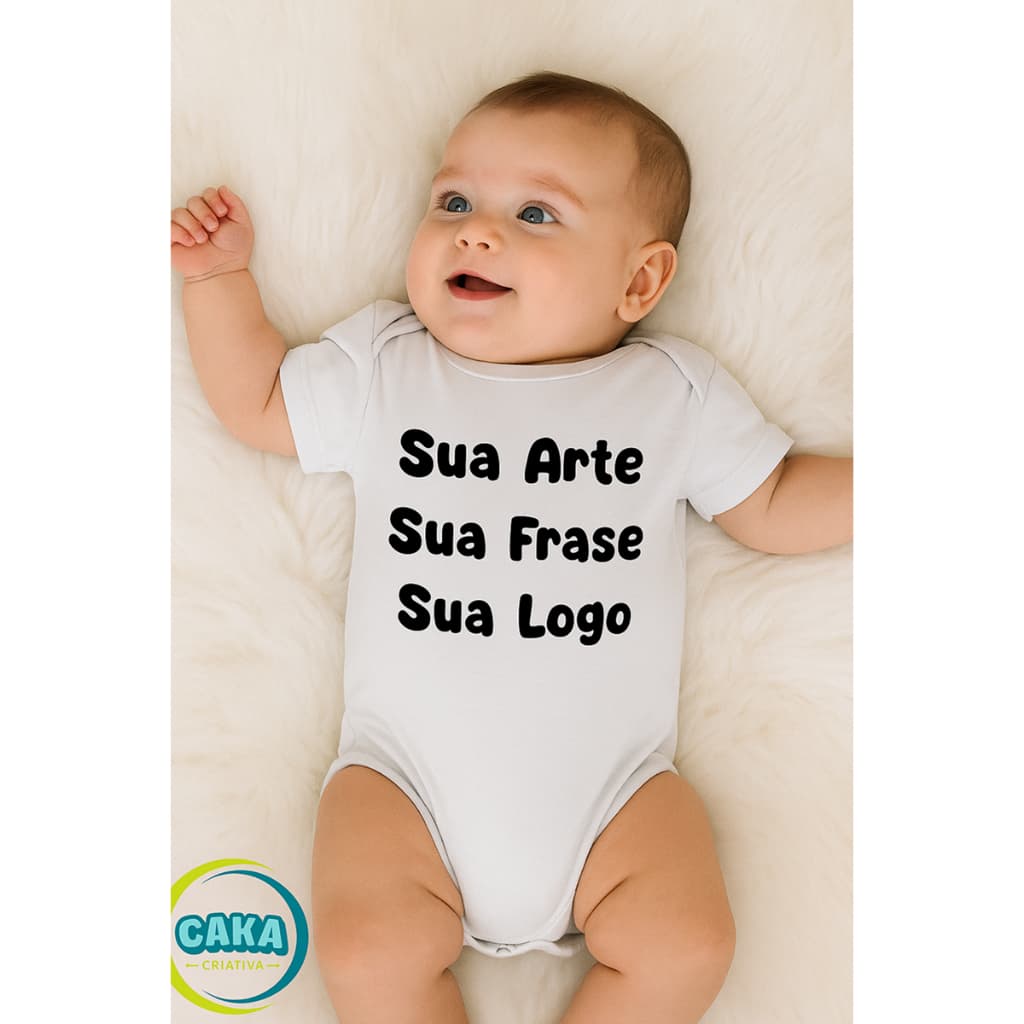 Body Roupa Bebê Mimo Presente Personalizado Sua Estampa