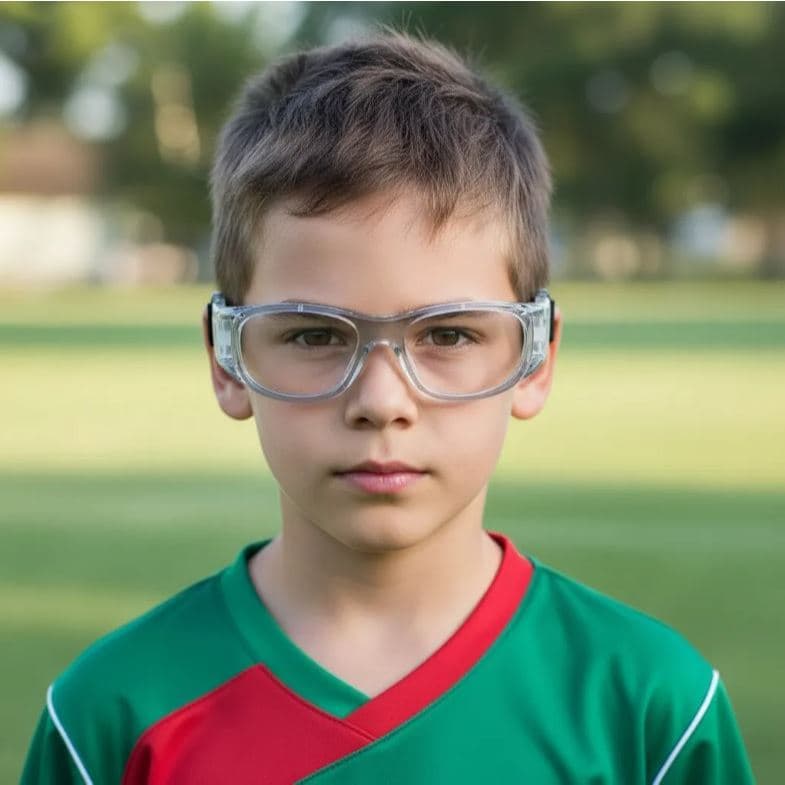 Óculos Infantil Juvenil Unissex para Futebol Esportes em geral Compatível com lentes de Grau ( PRODUTO NO BRASIL )